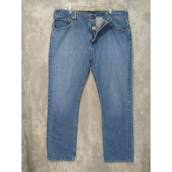 Polo Ralph Lauren Jeans Mens 38x34 Blue Denim 867 Classic Fit Straight Leg - Picture 1 of 10